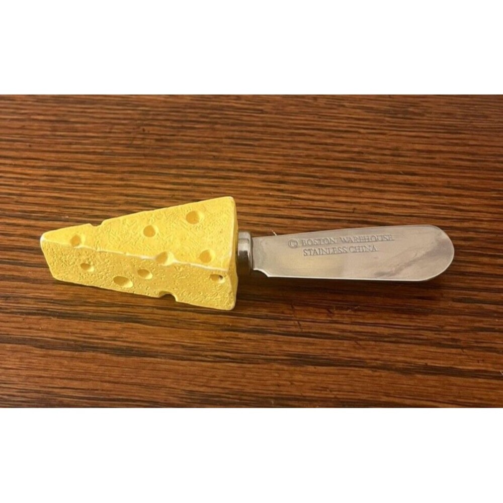 Collectible Boston Warehouse Butter Jelly Cheese Spreader Cheese Pattern Unique